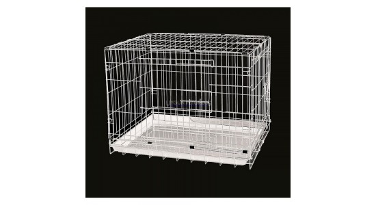 Dayang Köpek Kafesi Beyaz 78x48x55