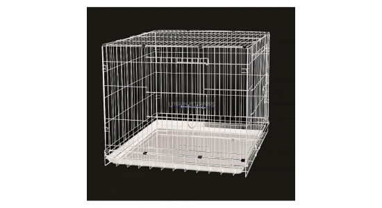 Dayang Köpek Kafesi Beyaz 93x56.5x63.5