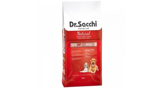 Dr.Sacchi Biftekli Yetişkin Köpek Maması 15 Kg
