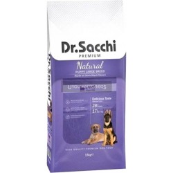 Dr.Sacchi Kuzu Etli Büyük irk Yavru Köpek Maması 15 Kg