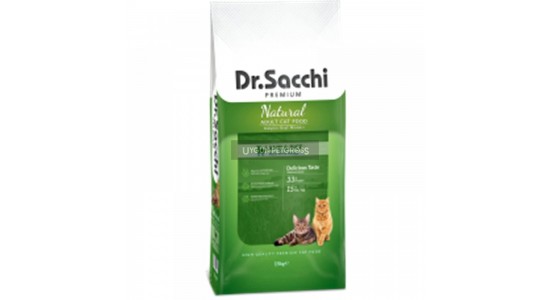 Dr.Sacchi Natural Kuzu Etli Yetişkin Kedi Maması 15 Kg