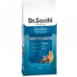 Dr.Sacchi Sensitive Somonlu Yetişkin Kedi Maması 15 Kg