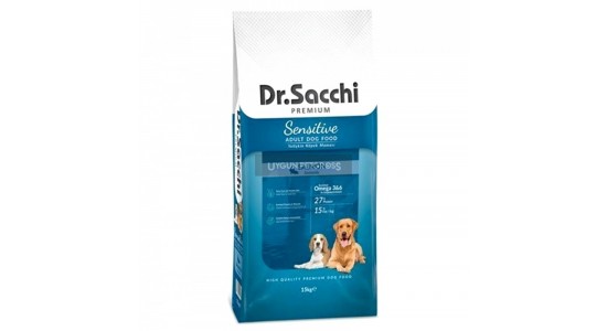 Dr.Sacchi Sensitive Somonlu Yetişkin Köpek Maması 15 Kg