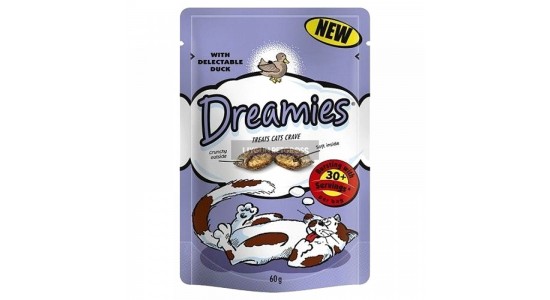 Dreamies İçi Dolgulu Ördekli Kitir Kedi Ödülü 60 Gr