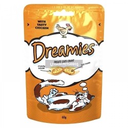 Dreamies İçi Dolgulu Tavuklu Kitir Kedi Ödülü 60 Gr