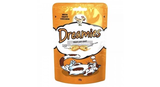 Dreamies İçi Dolgulu Tavuklu Kitir Kedi Ödülü 60 Gr