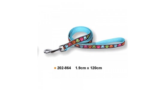 Eastland Köpek Tasması Pati Desenli 1.9x35-50 Cm