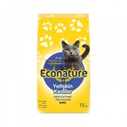 Econature Balıklı Yetişkin Kedi Maması 15 Kg