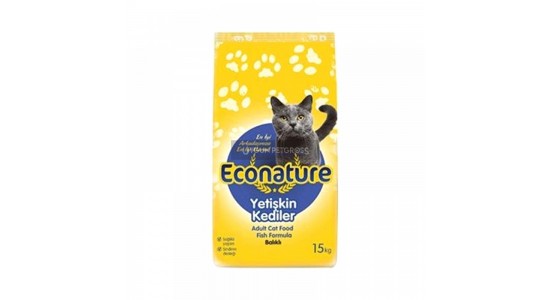 Econature Balıklı Yetişkin Kedi Maması 15 Kg