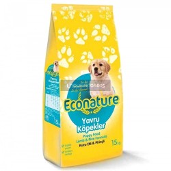 Econature Kuzu Etli Yavru Köpek Maması 15 Kg