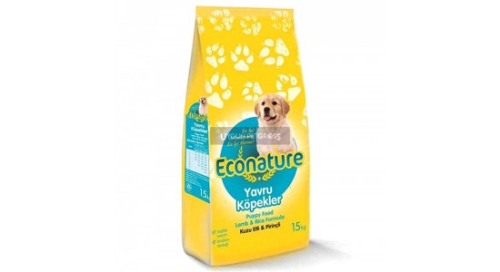Econature Kuzu Etli Yavru Köpek Maması 15 Kg