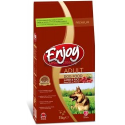 Enjoy Kuzu Etli Yetişkin Köpek Maması 15 Kg