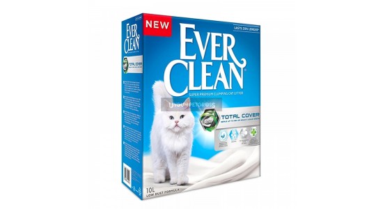 Ever Clean Total Cover Uzun Ömürlü Topaklanan Kedi Kumu 10 Lt