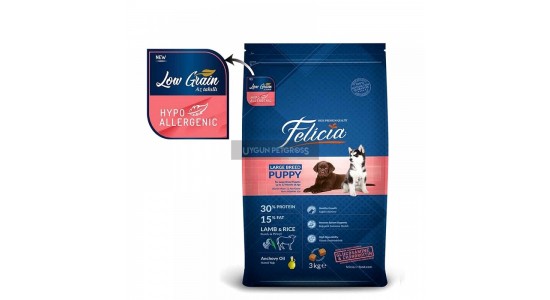 Felicia Kuzu Etli Yavru Köpek Maması 3 Kg