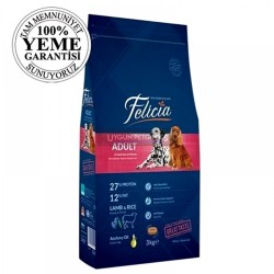 Felicia Kuzu Etli Yetişkin Köpek Maması 3 Kg