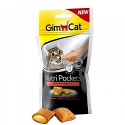 Gimcat Nutripockets Somon Omega 3 ve 6 Kedi Ödülü 60 Gr