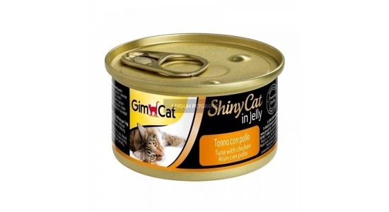 Gimcat Shinycat Jelli Balıklı Tavuklu Kedi Konserve Maması 70 Gr
