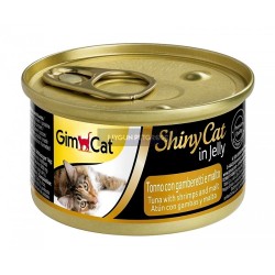 Gimcat Shinycat Jelli Balıklı ve Karidesli Kedi Konserve Maması 70 Gr