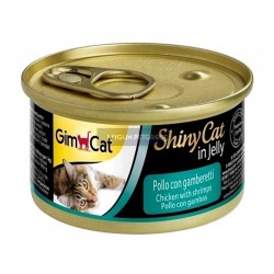 Gimcat Shinycat Jelli Tavuklu Karidesli Kedi Konserve Maması 70 Gr