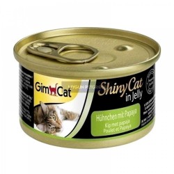 Gimcat Shinycat Jelli Tavuklu ve Papayali Kedi Konserve Maması 70 Gr