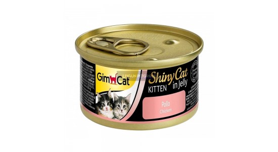 Gimcat Shinycat Jelli Tavuklu Yavru Kedi Konserve Maması 70 Gr