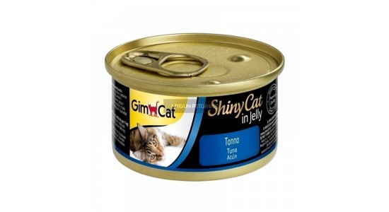Gimcat Shinycat Jelli Ton Balıklı Kedi Konserve Maması 70 Gr