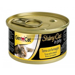 Gimcat Shinycat Jelli Tuna Balıklı ve Peynirli Kedi Konserve Maması 70 Gr