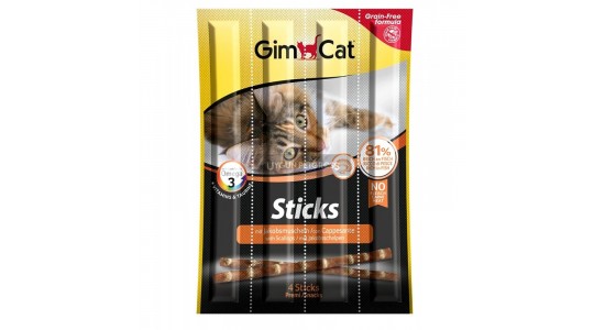 Gimcat Sticks Deniz Tarakli Kedi Ödül Çubuğu 4 Parça