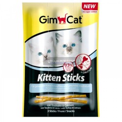 Gimcat Sticks Kitten Hindi Etli Yavru Kedi Ödül Çubuğu 3 Parça
