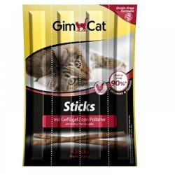 Gimcat Sticks Tavuk ve Ciğerli Ödül Çubuğu 4 Parça