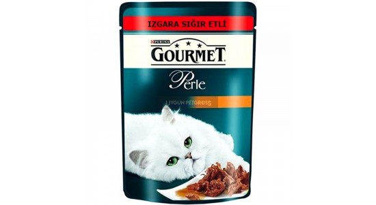 Gourmet Perle Izgara Sığır Etli Kedi Konserve Maması