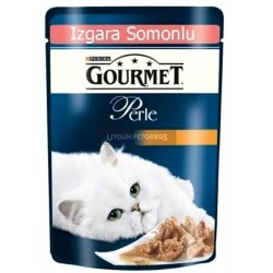 Gourmet Perle Izgara Somonlu Kedi Konserve Maması