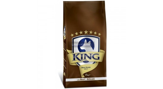 King Biftekli Yetişkin Köpek Maması 15 Kg