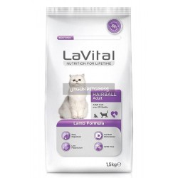 La Vital Hairball Kuzu Etli Yetişkin Kedi Maması 1.5 Kg
