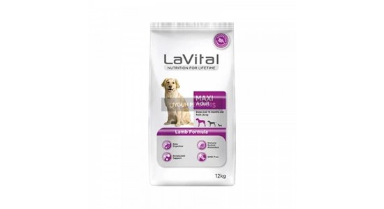 La Vital Kuzu Etli Büyük Irk Yetişkin Köpek Maması 3 Kg