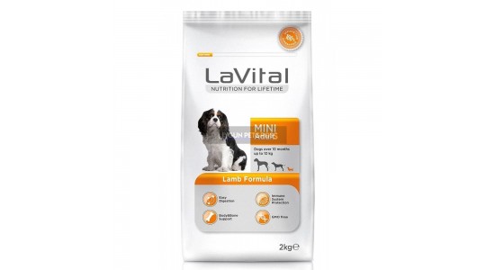 La Vital Kuzu Etli Küçük Irk Yetişkin Köpek Maması 2 Kg