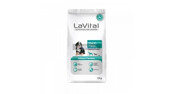 La Vital Somonlu Büyük Irk Yavru Köpek Maması 12 Kg