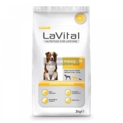 La Vital Somonlu Yetişkin Köpek Maması 3 Kg