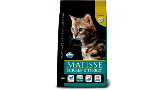 Matisse Tavuklu Hindi ve Sebzeli Yetişkin Kedi Maması 1.5 Kg