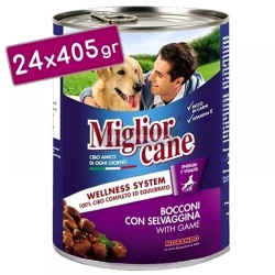 Miglior Cane Parca Etli Av Hayvanlı Köpek Konserve Maması 405 Gr (24 Adet)