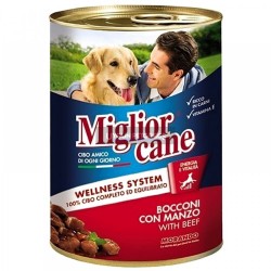 Miglior Cane Parca Etli Biftekli Köpek Konserve Maması 405 Gr