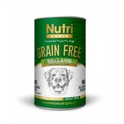 Nutri Canin Kuzu Etli ve Patatesli Tahılsız Yetişkin Köpek Konserve Maması 400 Gr