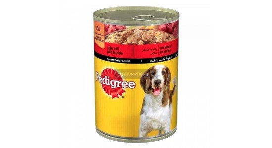 Pedigree Sığır Etli Köpek Konserve Maması 400 Gr