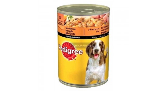 Pedigree Tavuklu ve Havuçlu Köpek Konserve Maması 400 Gr