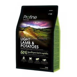 Profine Düşük Tahıllı Hipoalerjenik Light Kuzu Etli ve Patatesli Diyet Yetişkin Köpek Maması 3 Kg