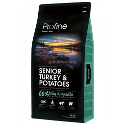 Profine Düşük Tahıllı Hipoalerjenik Senior Hindi Etli ve Sebzeli Yaşlı Köpek Maması 15 Kg