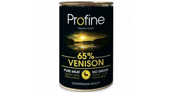 Profine Geyik Etli Tahılsız Köpek Konserve Maması 400 Gr