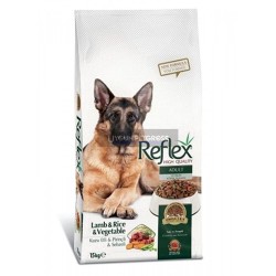 Reflex Kuzu Etli ve Sebzeli Yetişkin Köpek Maması 15 Kg