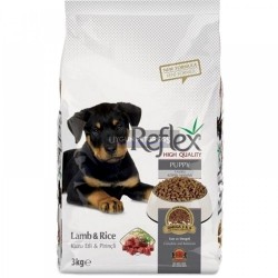 Reflex Kuzu Etli Yavru Köpek Maması 3 Kg