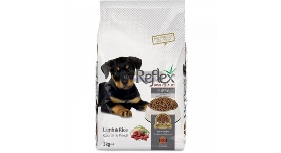 Reflex Kuzu Etli Yavru Köpek Maması 3 Kg